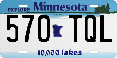 MN license plate 570TQL