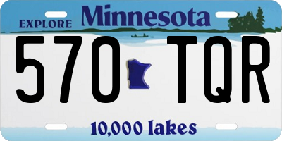MN license plate 570TQR