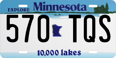 MN license plate 570TQS