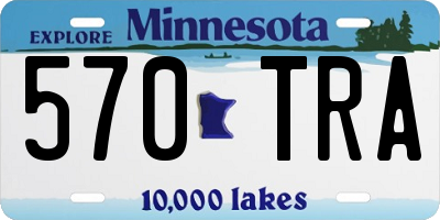 MN license plate 570TRA