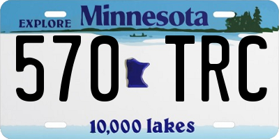 MN license plate 570TRC