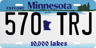 MN license plate 570TRJ