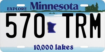 MN license plate 570TRM