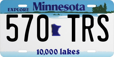 MN license plate 570TRS