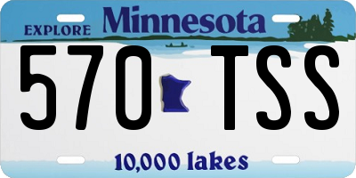 MN license plate 570TSS