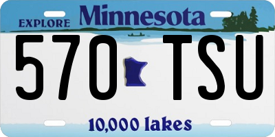 MN license plate 570TSU