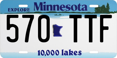 MN license plate 570TTF