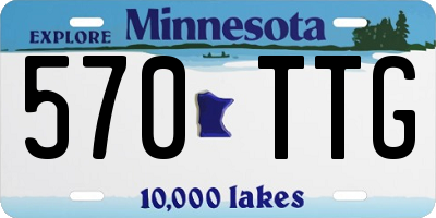 MN license plate 570TTG