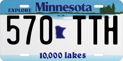 MN license plate 570TTH