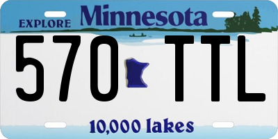 MN license plate 570TTL
