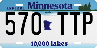 MN license plate 570TTP