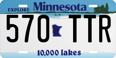 MN license plate 570TTR