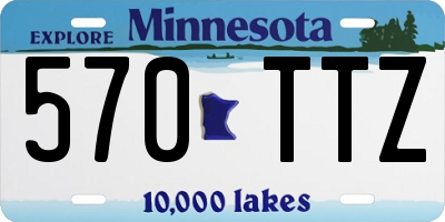 MN license plate 570TTZ