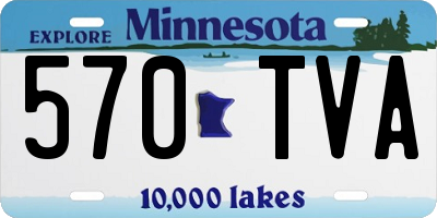MN license plate 570TVA