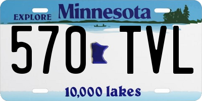 MN license plate 570TVL