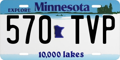 MN license plate 570TVP