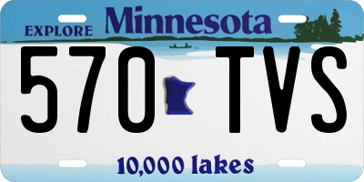 MN license plate 570TVS