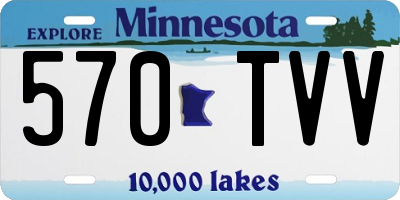 MN license plate 570TVV