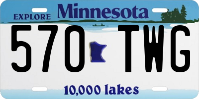 MN license plate 570TWG