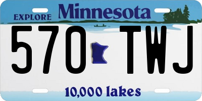 MN license plate 570TWJ