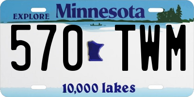 MN license plate 570TWM