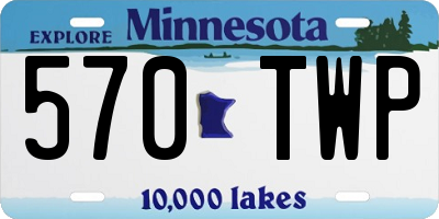 MN license plate 570TWP