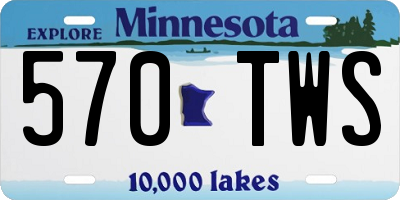 MN license plate 570TWS