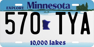 MN license plate 570TYA