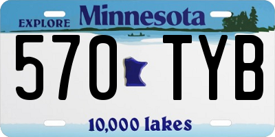 MN license plate 570TYB