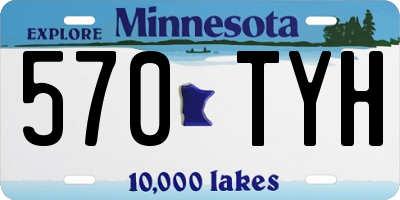 MN license plate 570TYH