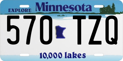 MN license plate 570TZQ