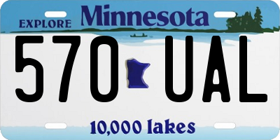 MN license plate 570UAL