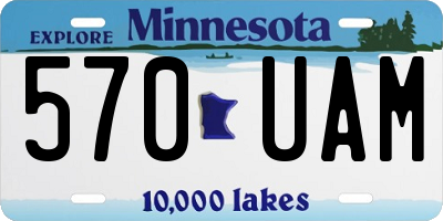 MN license plate 570UAM