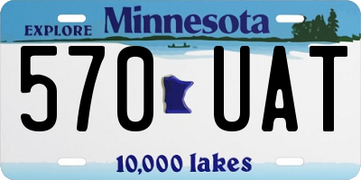 MN license plate 570UAT