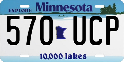 MN license plate 570UCP