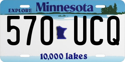 MN license plate 570UCQ