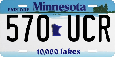 MN license plate 570UCR