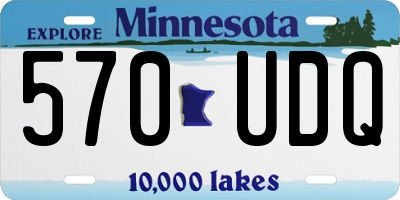 MN license plate 570UDQ