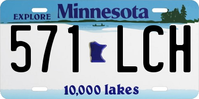 MN license plate 571LCH