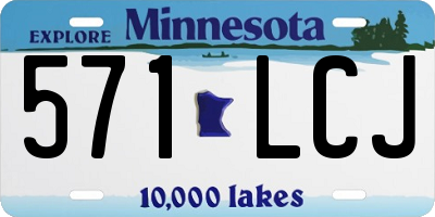 MN license plate 571LCJ