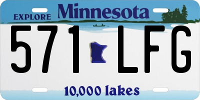 MN license plate 571LFG