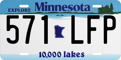 MN license plate 571LFP
