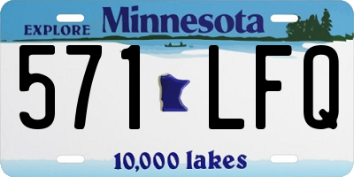 MN license plate 571LFQ