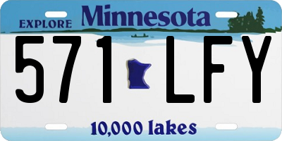 MN license plate 571LFY