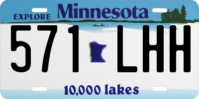 MN license plate 571LHH