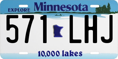MN license plate 571LHJ