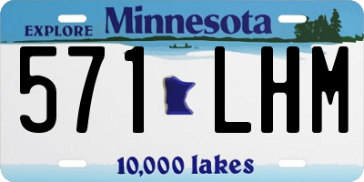 MN license plate 571LHM