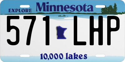 MN license plate 571LHP