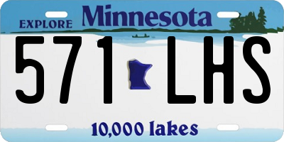 MN license plate 571LHS