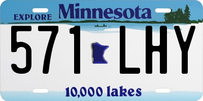 MN license plate 571LHY